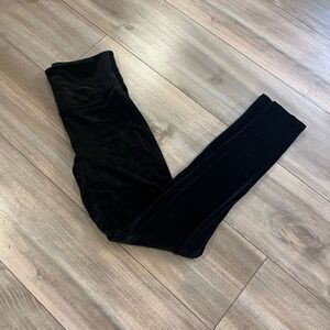 Spanx Faux Velvet Casual Leggings Women Large‎